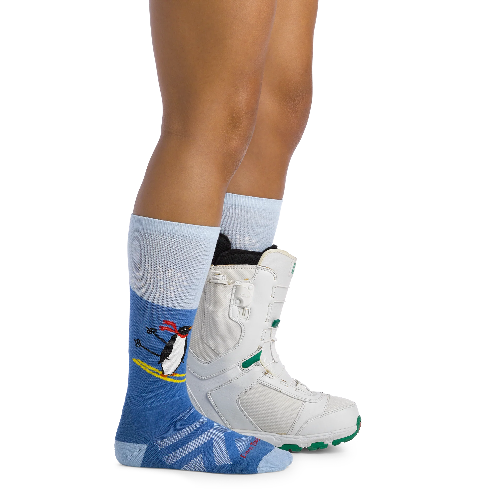 Kids Penguin Peak Over-the-Calf Midweight Ski & Snowboard Socks - Image 3