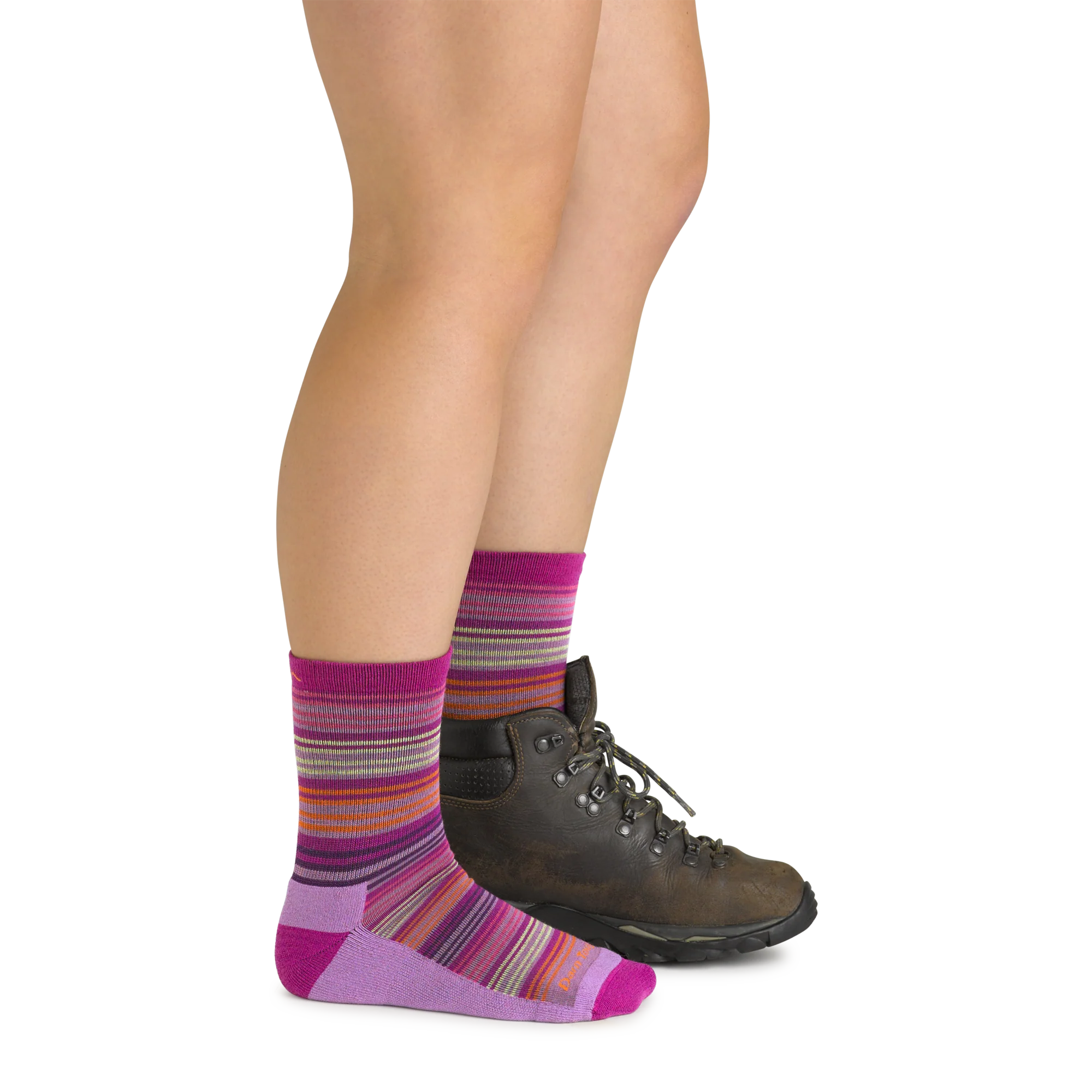 Kids Zebra Canyon Micro Crew Lightweight Hiking Socks - Image 6