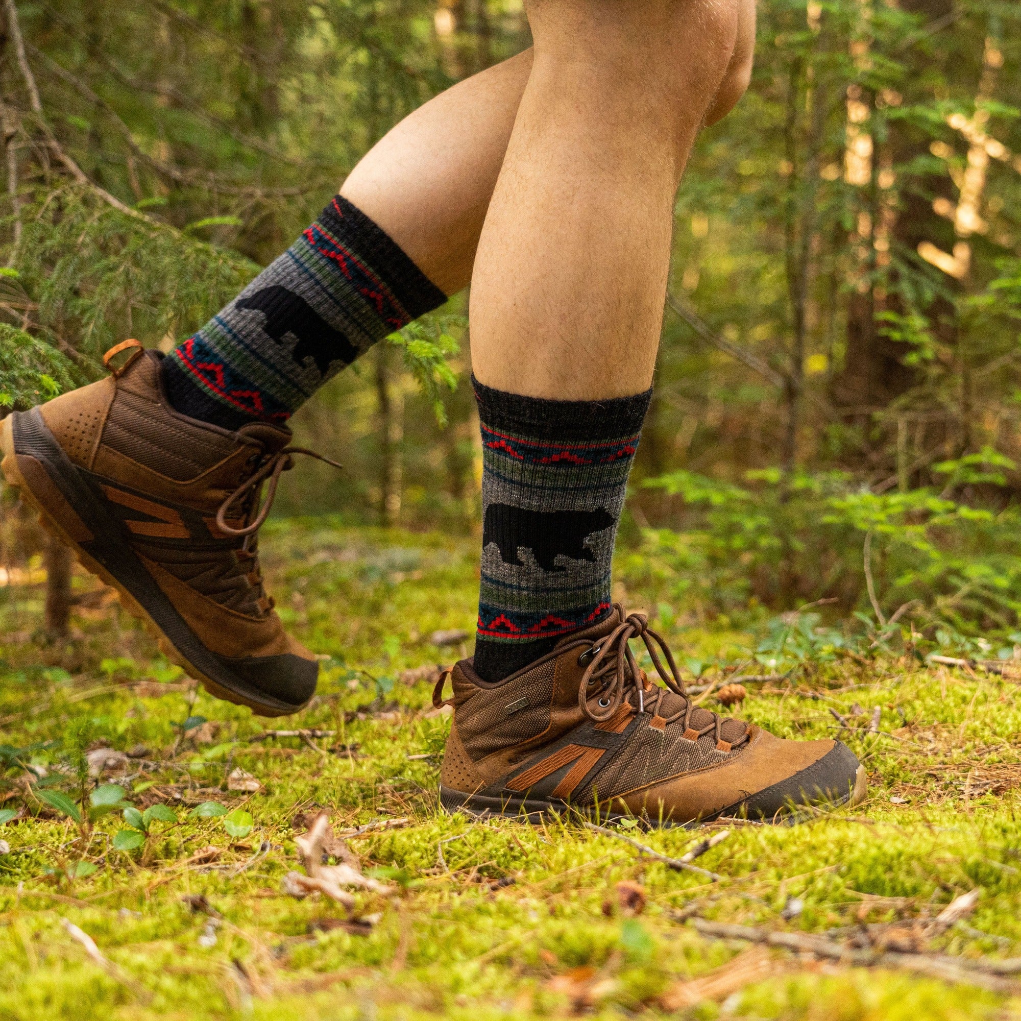 Men's and Women's Bear 2-Pack Hiking Socks - Image 6