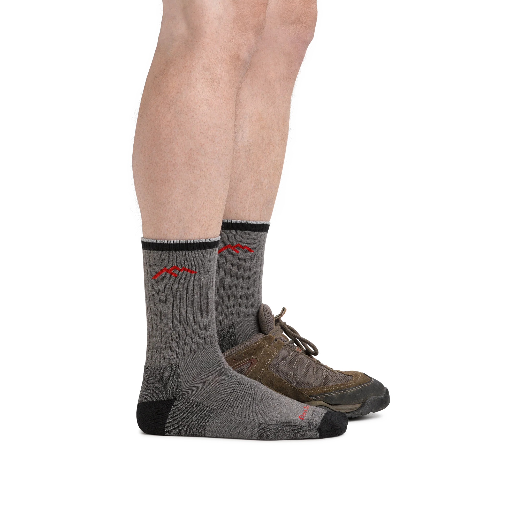 Men's Coolmax® Hiker Micro Crew Midweight Hiking Socks - Image 4