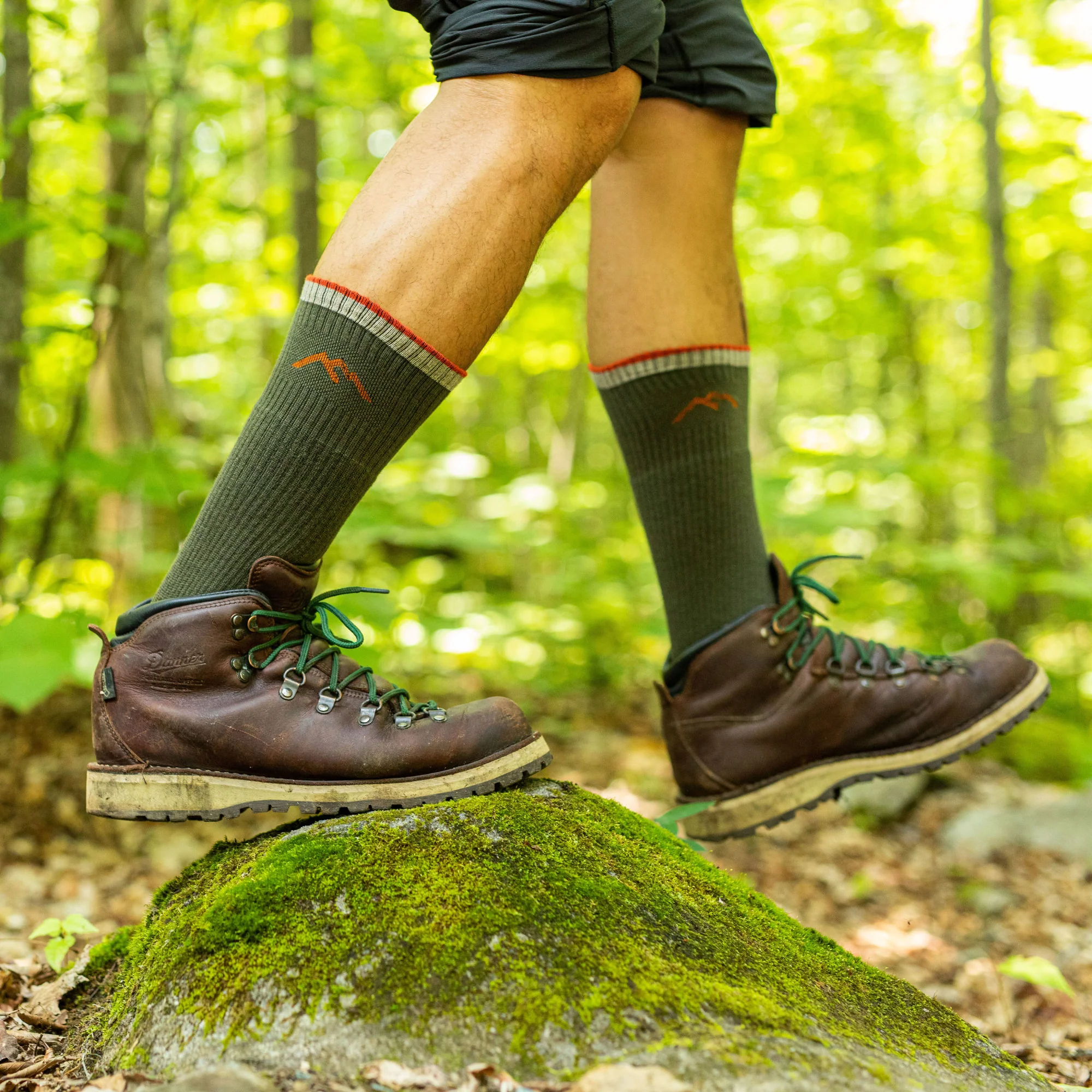 Men's Coolmax® Hiker Micro Crew Midweight Hiking Socks - Image 6