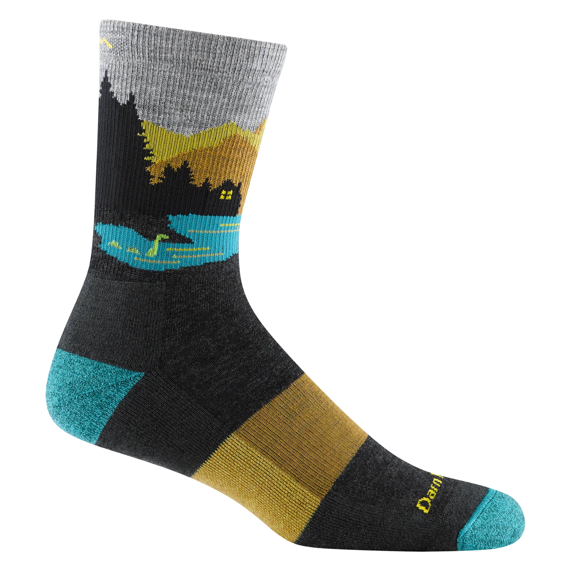 Men's Close Encounters Micro Crew Midweight Hiking Socks - Image 6