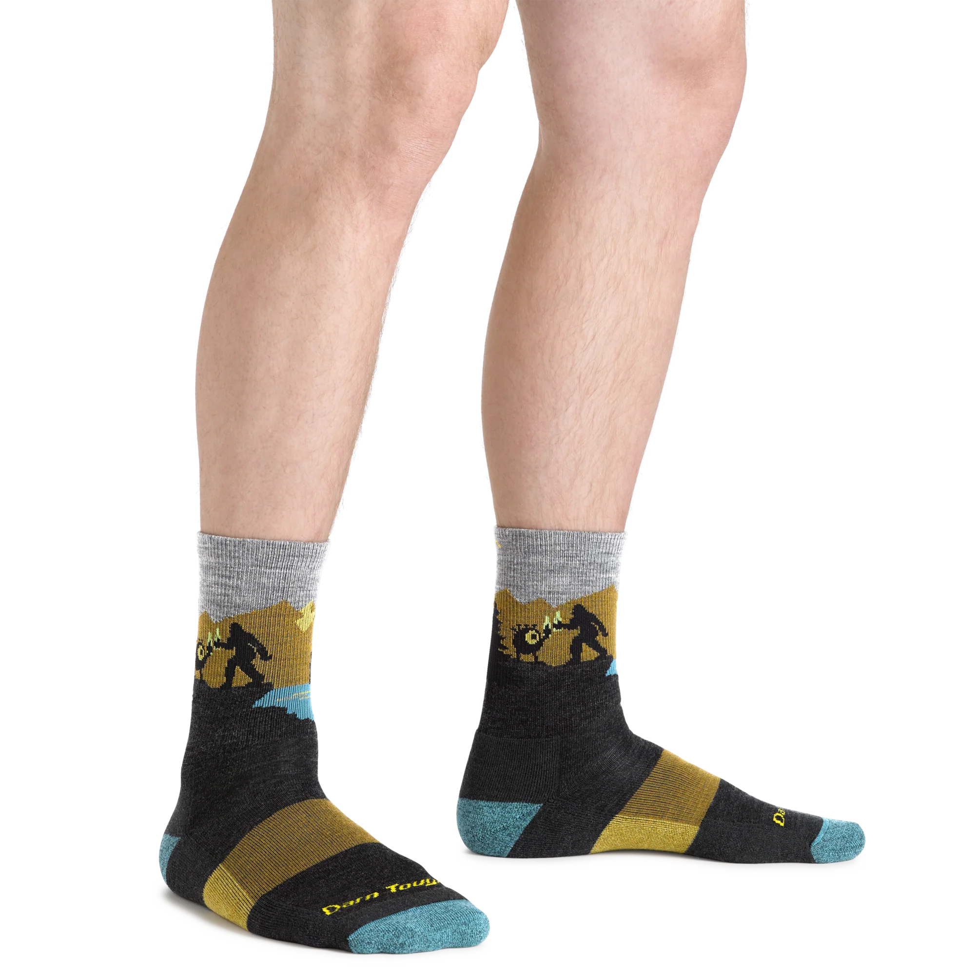 Men's Close Encounters Micro Crew Midweight Hiking Socks - Image 8