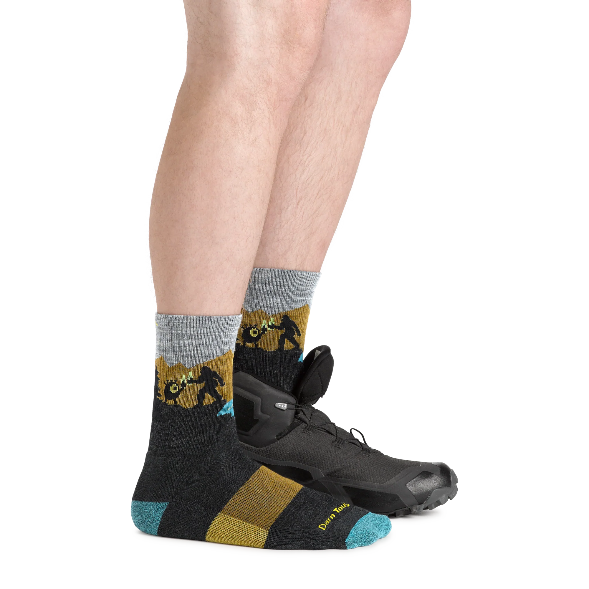 Men's Close Encounters Micro Crew Midweight Hiking Socks - Image 9
