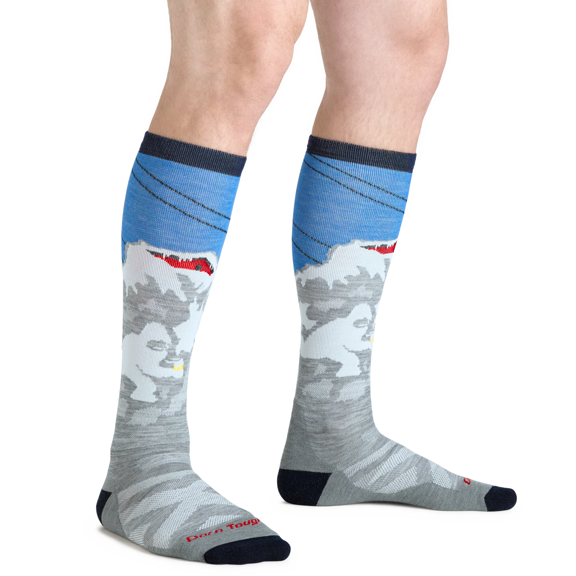 Men's Heady Yeti Over-the-Calf Midweight Ski & Snowboard Socks - Image 4