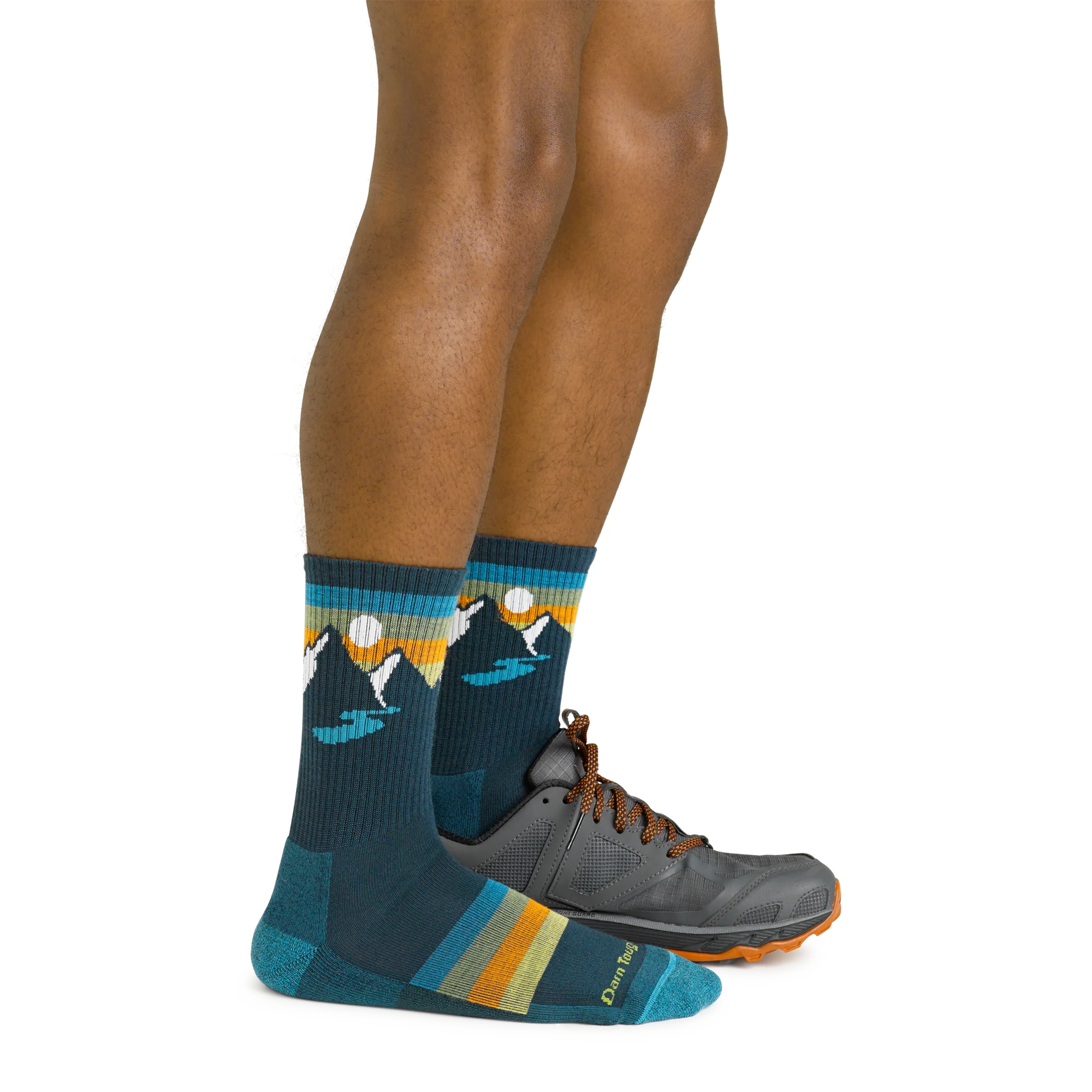 Men's Sunset Ridge Micro Crew Lightweight Hiking Socks - Image 3