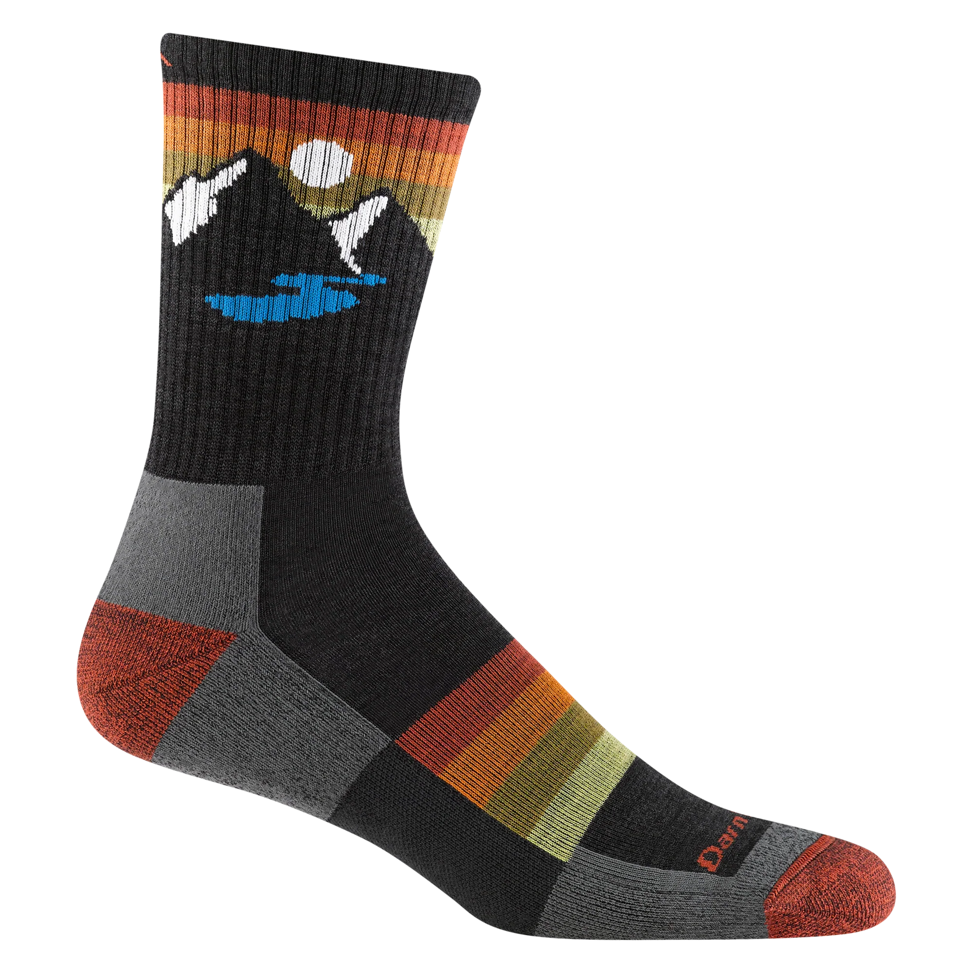 Men's Sunset Ridge Micro Crew Lightweight Hiking Socks - Image 5