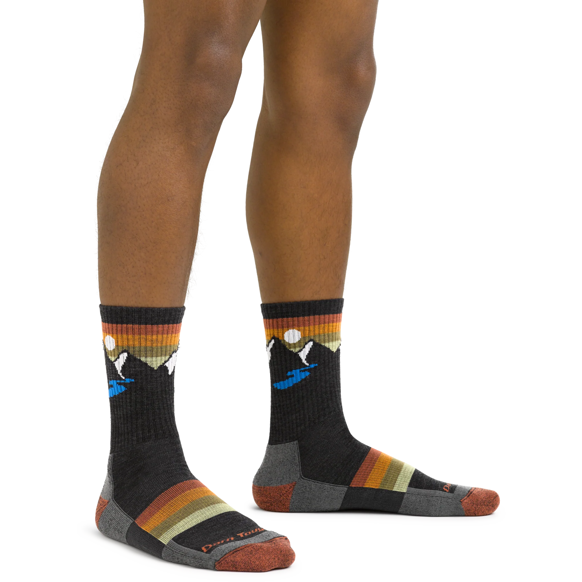 Men's Sunset Ridge Micro Crew Lightweight Hiking Socks - Image 6