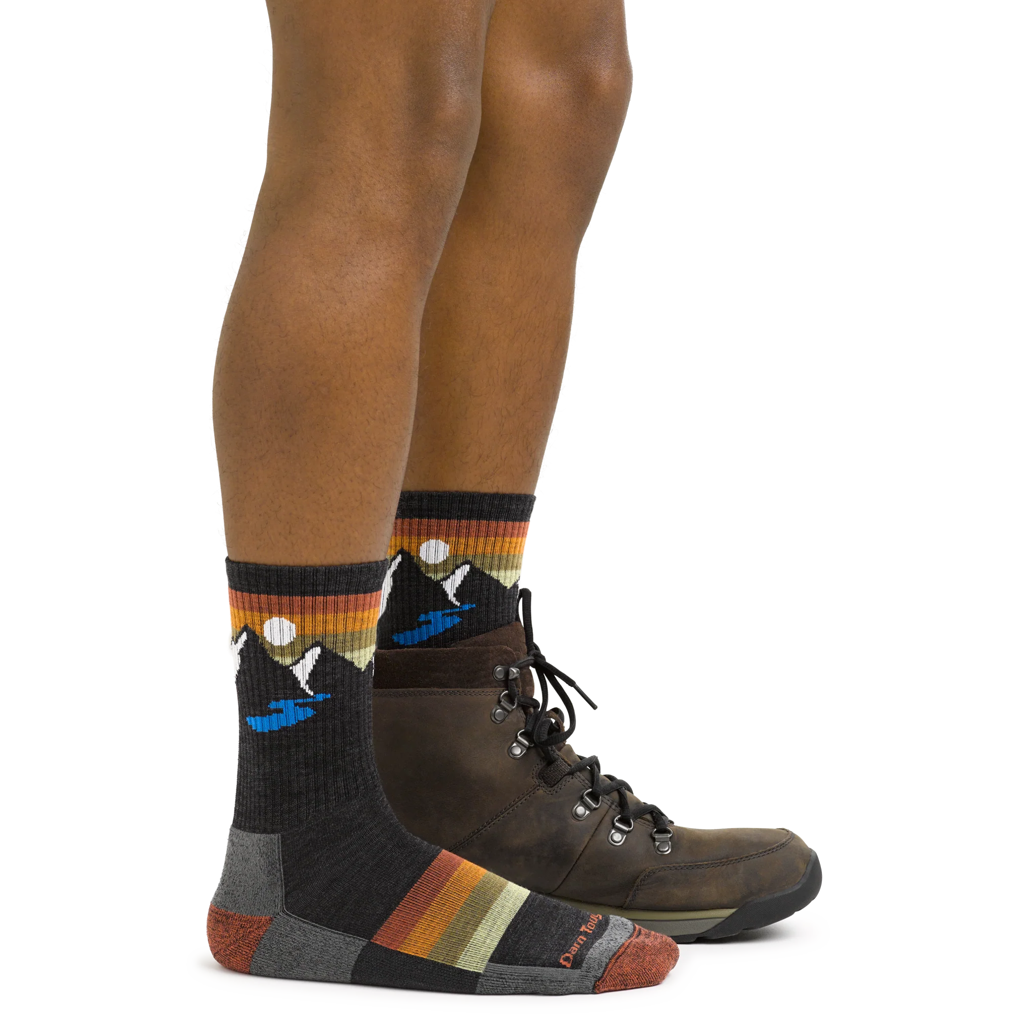 Men's Sunset Ridge Micro Crew Lightweight Hiking Socks - Image 7