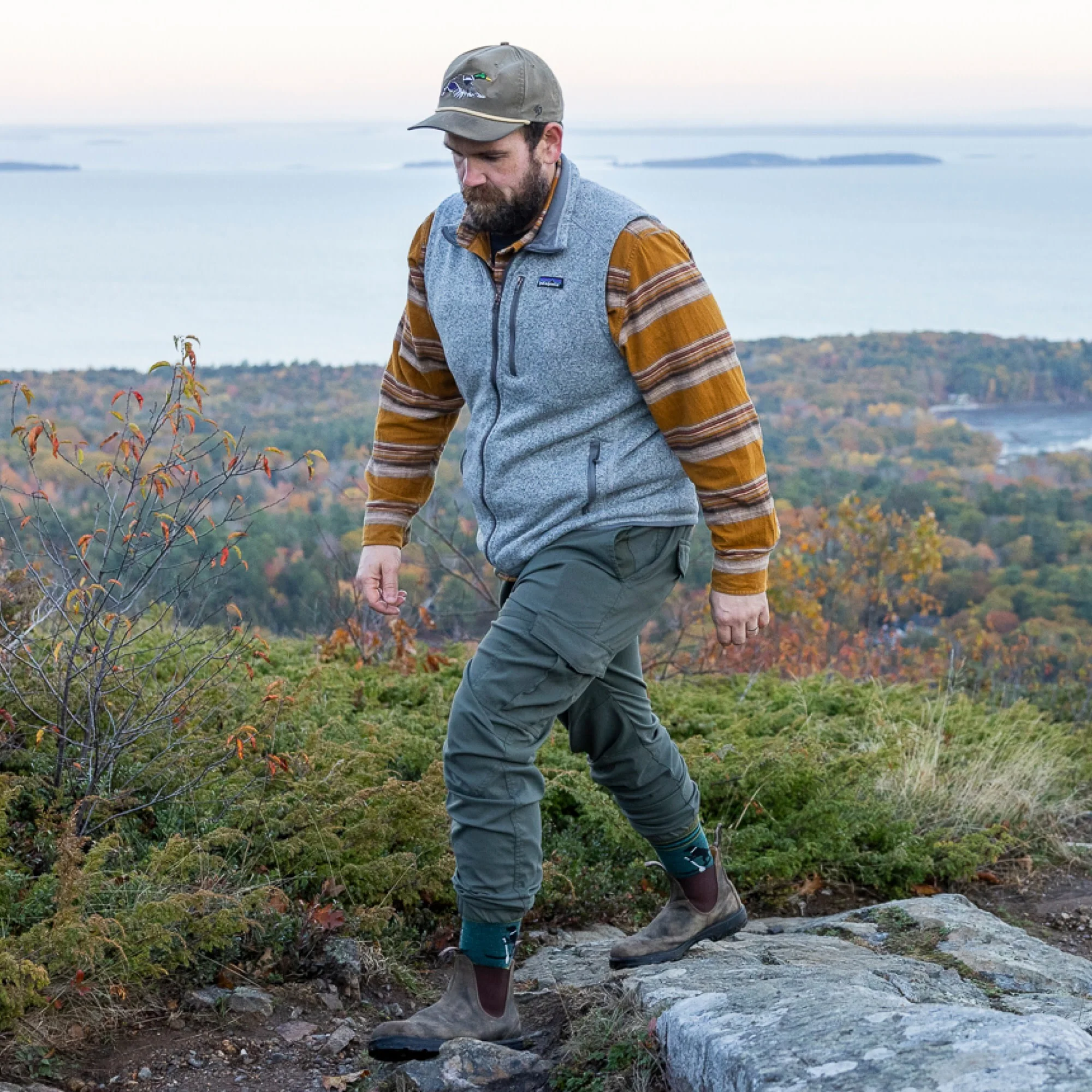 Men's Willoughby Micro Crew Lightweight Hiking Socks - Image 14