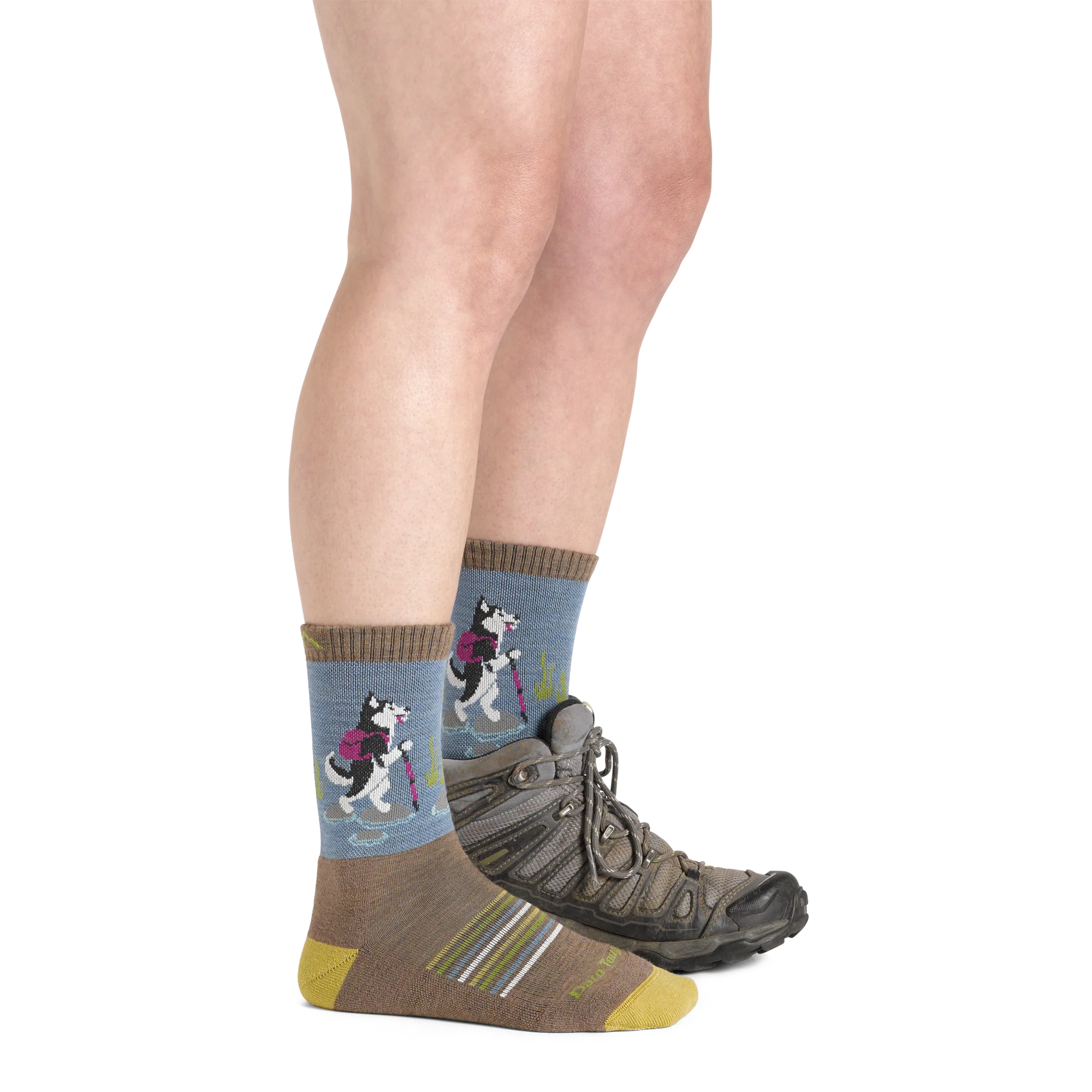 Women's Critter Club Micro Crew Lightweight Hiking Socks - Image 17