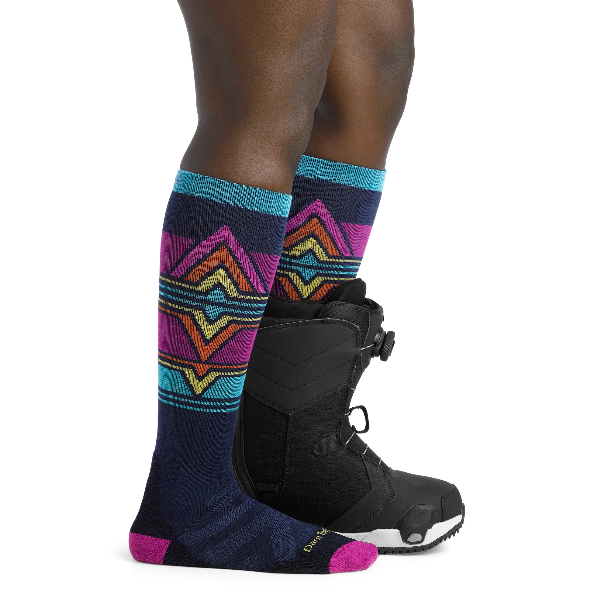 Women's Echo Over-the-Calf Midweight Ski & Snowboard Socks - Image 4