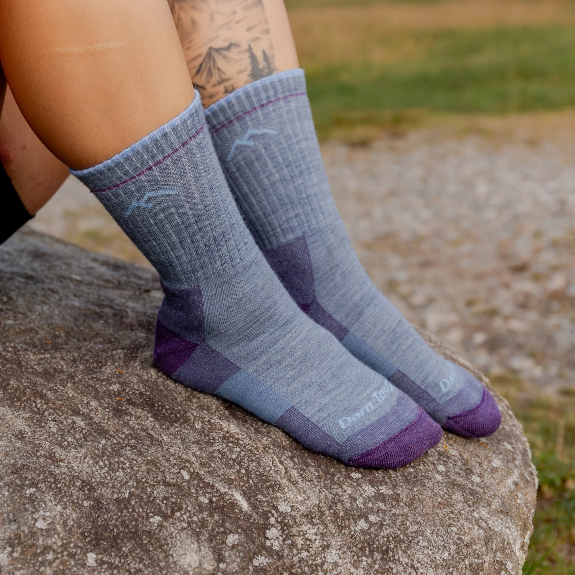 Women's Hiker Micro Crew Midweight Hiking Socks - Image 4