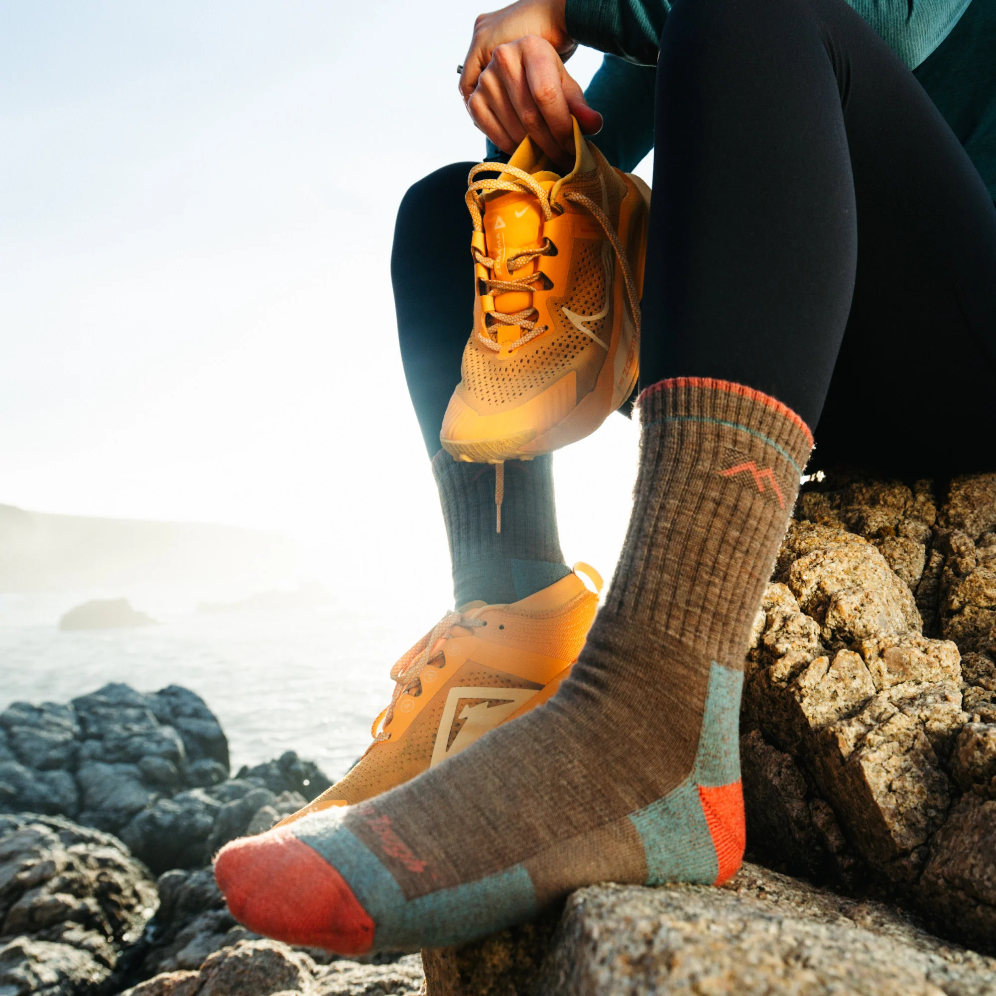 Women's Hiker Micro Crew Midweight Hiking Socks - Image 8