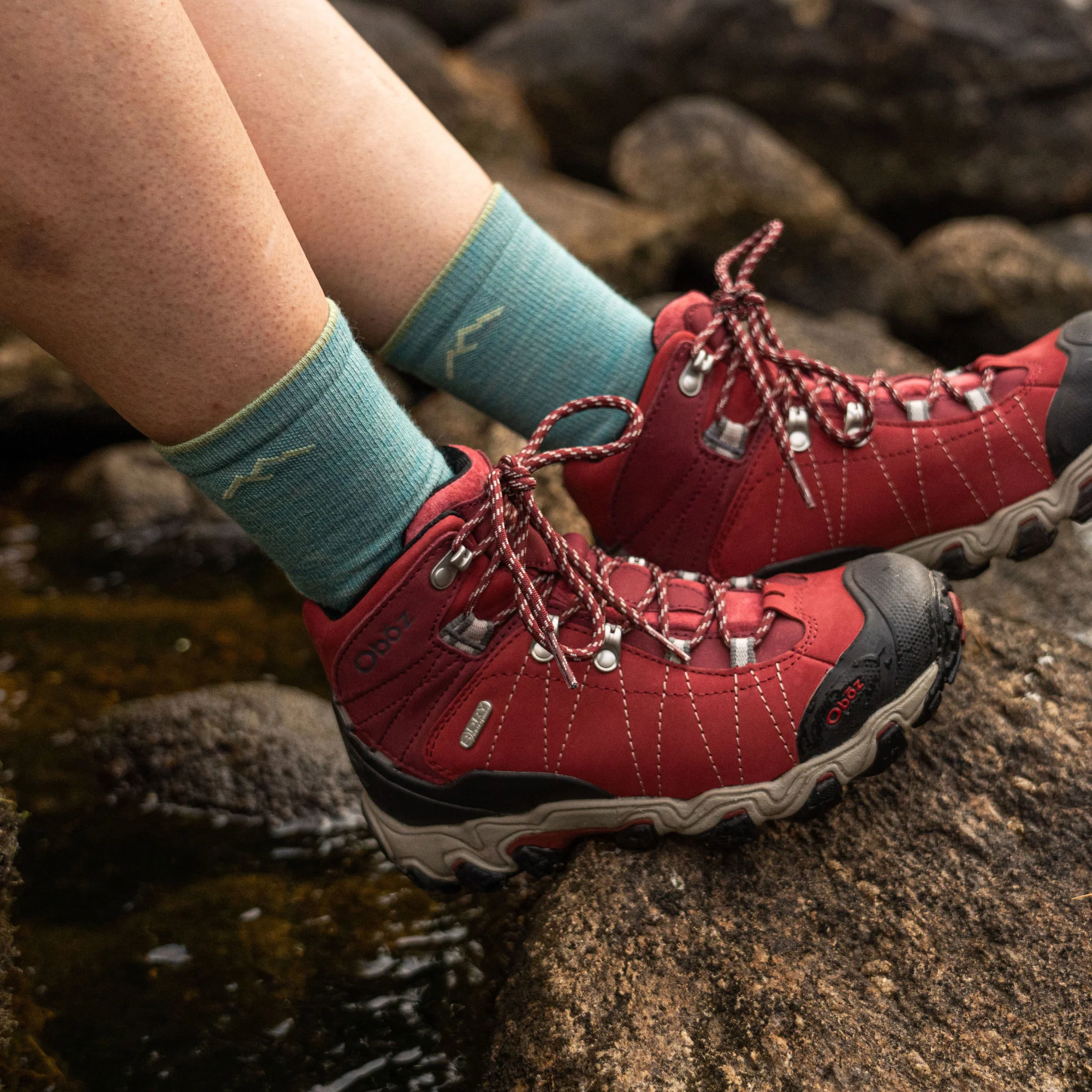 Women's Light Hiker Micro Crew Lightweight Hiking Socks - Image 7